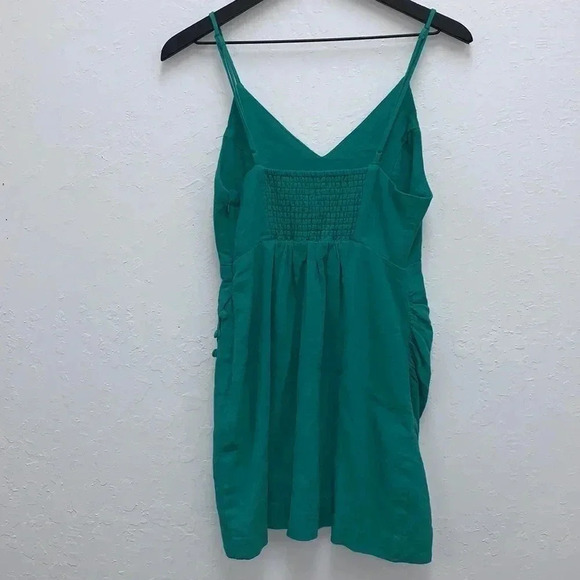 Urban Outfitters Imani Linen Tulip Mini Dress Size Small - Picture 6 of 6